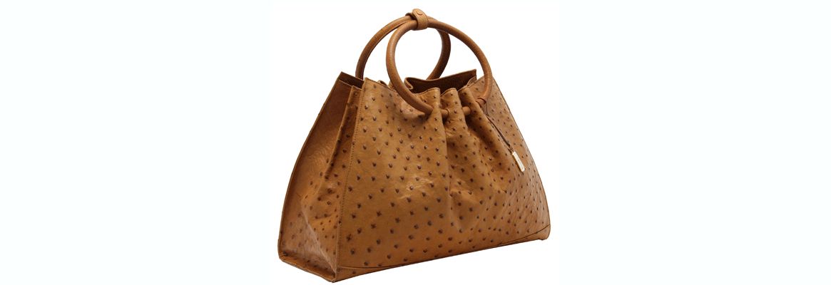 Borse In Pelle Genuine Leather Ostrich Embossed Handbag | lupon.gov.ph