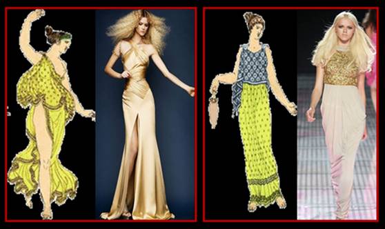 roman designer dresses