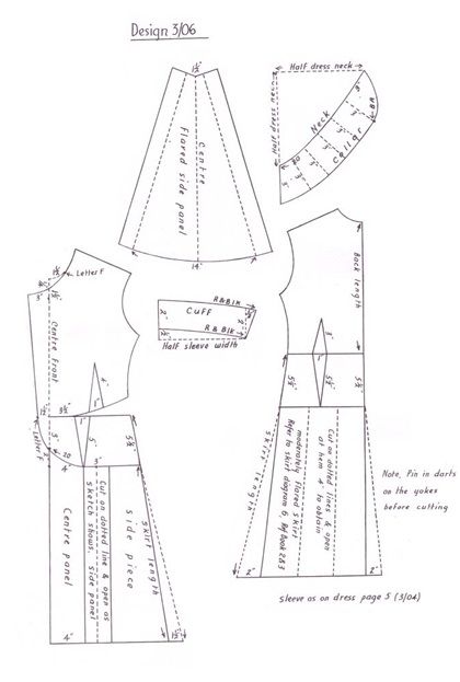 Fashion Design Measurement Chart