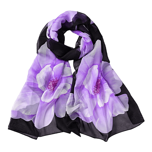 Women's Chiffon Printed Scarves 