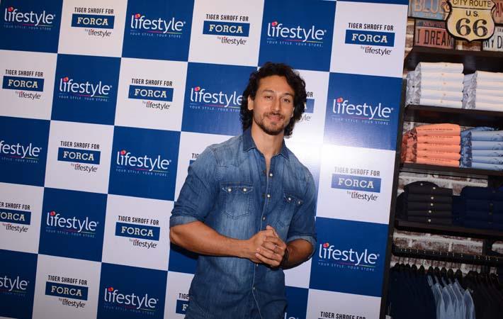 Courtesy: Lifestyle; Tiger Shroff launches Lifestyle store in Navi Mumbai inaugrate 
