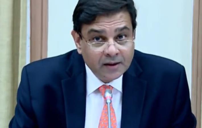 RBi governor Urjit Patel addressing a press conference post release of bi-monthly statement; Courtesy: Youtube