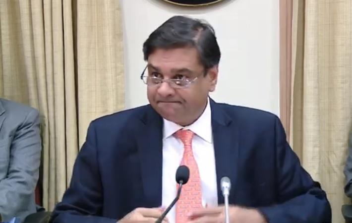 RBI Governor Urjit Patel addressing a press conference after the release of fifth Bi-Monthly Monetary Policy, 2018-19. Courtesy: Youtube/RBI