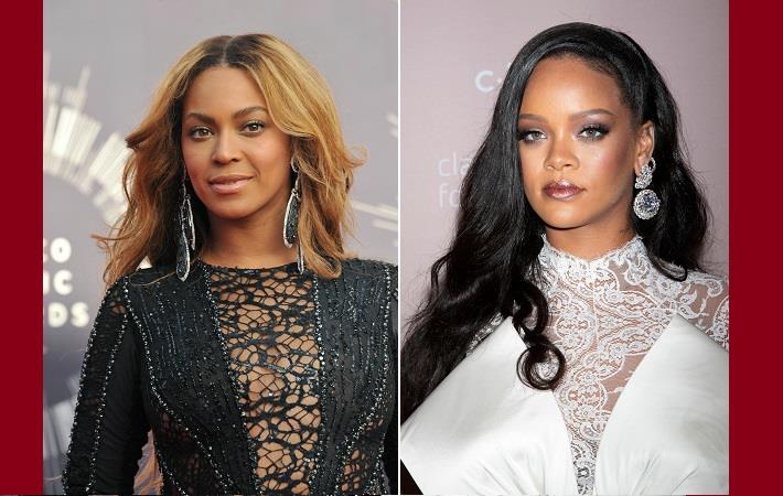 Beyoncé Knowles-Carter (left) and Robyn Rihanna Fenty. Pic: Shutterstock