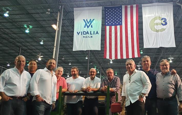 The management team of Vidalia Mills led by CEO Dan Feibus. Pic: Vidalia Mills