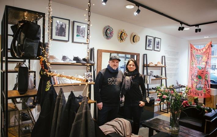 Martin Johnston & Lise Bonnet, founders of Crafted Society; Pic: Crafted Society