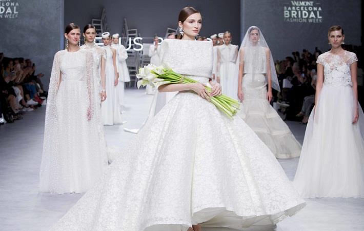 Pic: Valmont Barcelona Bridal Fashion Week