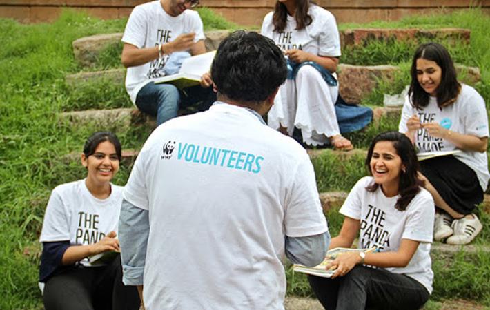 Pic: Volunteers wwfindia