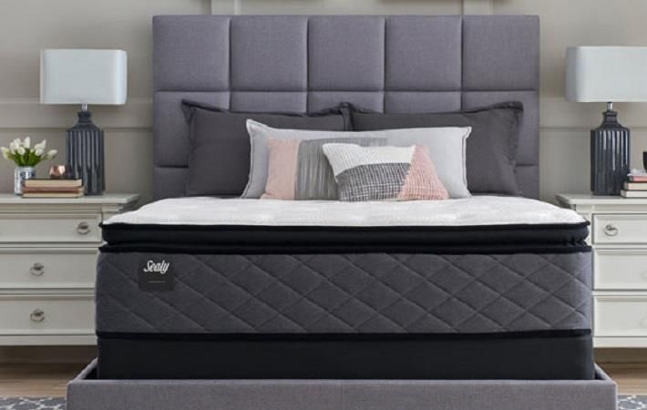 Sealy surrey lane plush 2024 pillow top king mattress