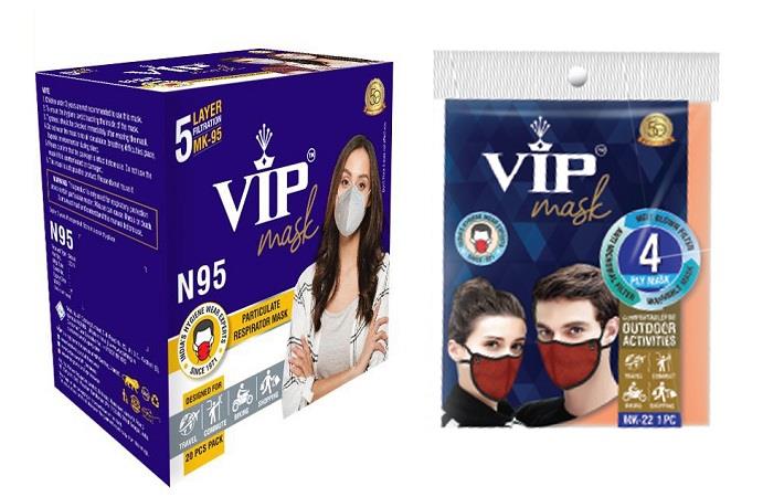 VIP Clothing launches N95 & 4-ply masks