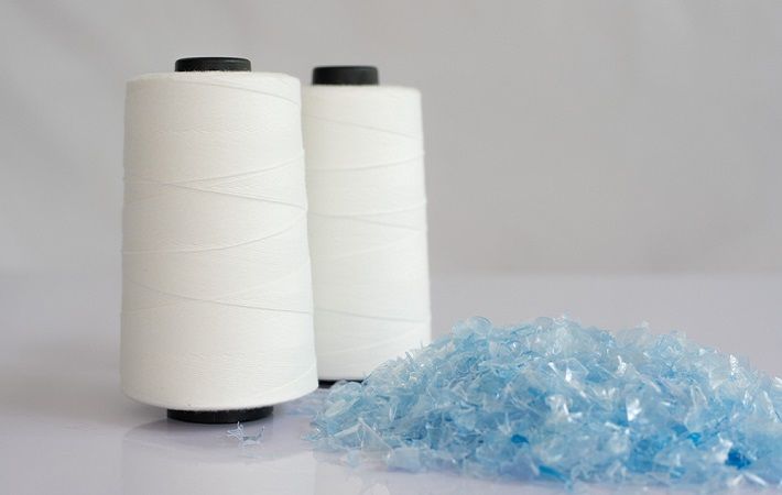 clothing fabric made from PET plastic bottles