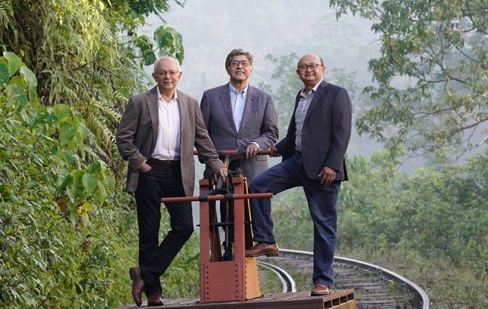 (L to R) Mahesh Amalean, Sharad Amalean and Ajay Amalean, Founders of MAS Holdings. Pic: Chapter 2/MAS Holdings