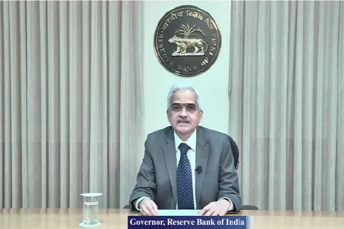 RBI Governor Shaktikanta Das announcing MPC
