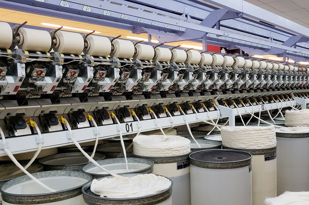 South India cotton yarn prices steady on improved export outlook