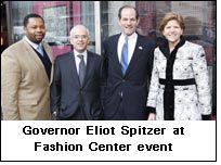 Governor Eliot Spitzer at Fashion Center event