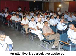 An attentive & appreciative audience