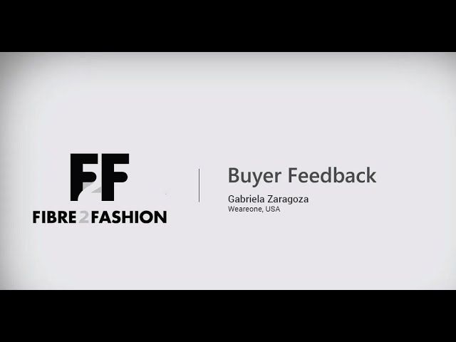 Client Feedback Testimonial | Gabriela Zaragoza | Weareone | Fibre2Fashion