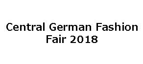 Central German Fashion Fair 2018