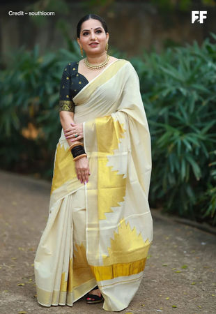 Types of Kasavu Sarees